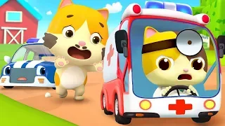 Go! Doctor and Ambulance | Police Cartoon, Doctor Cartoon | Nursery Rhymes | Kids Songs | BabyBus