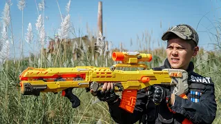 Nerf Guns War: Police Men Of SEAL TEAM Fight Leader Brutal Dangerous Criminal Group