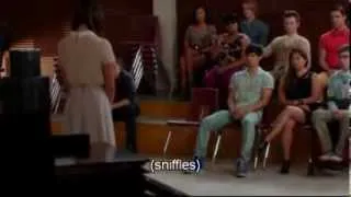 Glee - Rachel on the Death of Finn - The Quarterback