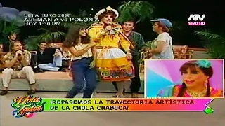 HOLA A TODOS 16/06/16 'LA CHOLA CHABUCA' RECUERDA SUS INICIOS EN LA TELEVISIÓN