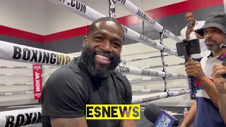 ADRIEN BRONER AND GERVONTA DAVIS  TEAM WORKOUT AS BLAIR COBBS CRASHES MEDUA DAY