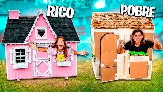 CASA DE PAPELÃO DE RICO VS CASA DE PAPELÃO DE POBRE!!