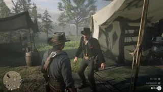 Red Dead Redemption 2 Lookout, Dutch's angry