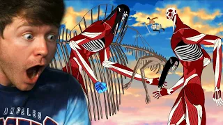 Reacting to ATTACK ON TITAN the ULTIMATE ANIMATIONS!