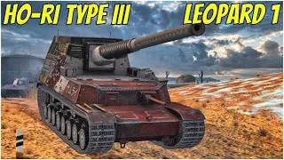 Ho-Ri Type III & Leopard 1 ● WoT Blitz