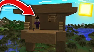 Encontramos una CASA DE BRUJA GIGANTE en mi MUNDO de MINECRAFT! 😂