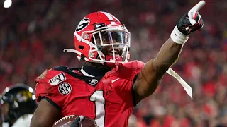 The Next Great UGA WR "UNO" || George Pickens Freshman Highlights 2019