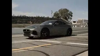 2017 Jaguar F-Type SVR vs 2020 Tesla Model 3 LR with Acceleration Boost, 1/4 mile