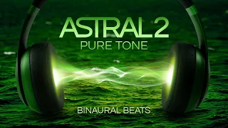 Astral Projection with Binaural Beats - No Music - Deep Theta Waves - Ideal for Beginners