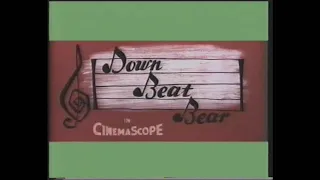 Down Beat Bear 1956 Pan & Scan Intro With Green Borders (NTSC Audio)