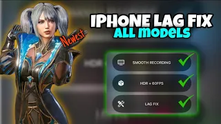 iPhone Lag Fix✅ Pubg Mobile😍 iPhone 6,6s,6splus,7,7plus,8,8plus,xr,x