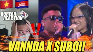 🇻🇳🇰🇭🔥Korean Hiphop Junkie react to NOT OK BUT SICKERRR - SUBOI, VANNDA | Rap Việt 2023 (VN/ENG)