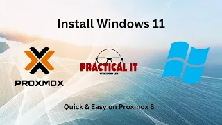 Proxmox 8: Install Windows 11 (up to 22H2) without Drivers