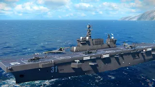 Modern Warships: Cn Type 075 In Action | Tier 2 Heli Carrier