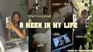 a WEEK in my life| opening packages,grwm,try on haul + more