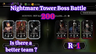 mkmobile : Nightmare Tower Boss Battle 200 + Rewards Epic Cards And Diamond Character