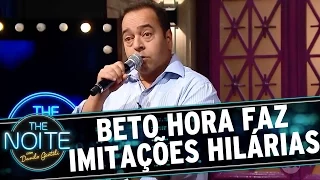 The Noite (10/11/16) - Beto Hora faz imitações hilárias e deixa todo mundo morrendo de rir