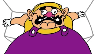 Wario falls down the stairs (animation meme)