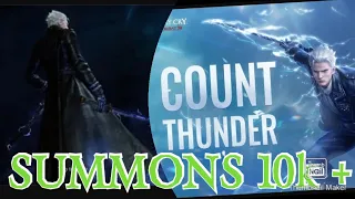 Summons for Count Thunder SSS Limited Legendary Hunter 1st!! 10k+ devil gems DMC peak of combat