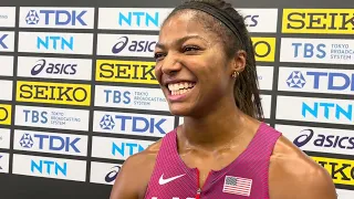 Gabby Thomas Wins 200m Heat At World Champs