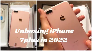 ✨unboxing iPhone 7plus in 2022 🍎 | bought it online📱| (preloved)😉