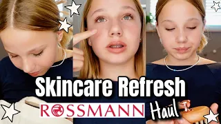 SKINCARE REFRESH & ROSSMANN HAUL 🌿 UNREINE HAUT 😭 HEY ISI