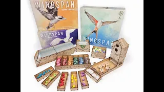 Insert for Wingspan, European & Oceania expansions by Game Tamer