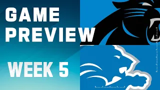 Carolina Panthers vs. Detroit Lions | 2023 Week 5 Game Preview