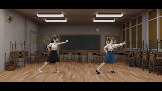 〖 MMD || Blender 〗 Thai Students Animation Dancing in Class Room : 恋爱循环音频