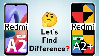 Redmi A2 Plus vs Redmi A2 : Let's Find the Difference ❓🤔