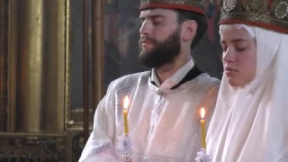 Старообрядческое венчание и свадебный банкет чтеца Михаила и Веры Бужинских