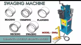 Swaging Machine / Beading Machine – Model : SW63