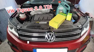 Oil Change VW Tiguan 2.0 TDI 103kw/140ps |Výmena oleja VW Tiguan 2.0 TDI 103kw/140ps