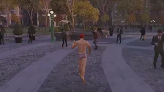 Spiderman Goes Naked in Public