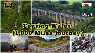 Wales 360 Vs Wales 1000 | A Motorcycle Journey Through The Land Of The Red Dragon | Motovlog | Day 1