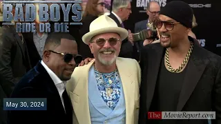 BAD BOYS RIDE OR DIE Hollywood premiere Will Smith, Martin Lawrence, cast & crew - May 30, 2024 4K