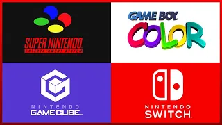 Evolution of Nintendo Startup Screens from 1983 to  2020