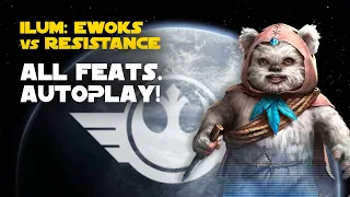 Ilum: Ewoks vs Resistance Galactic Challenge | SWGOH GC X
