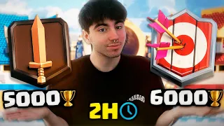 ¡CÓMO SUBIR DE 5000 A 6000 COPAS EN CLASH ROYALE😇!