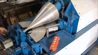 Cone making machine V4 | www.vesurface.com | Brewery Tank making machine | Small diameter Cone