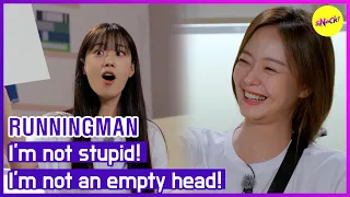 [HOT CLIPS][RUNNINGMAN] I'm not stupid!I'm not an empty head! (ENGSUB)