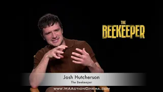THE BEEKEEPER (2024) Interviews - David Ayer, Josh Hutcherson
