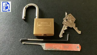716. Burg Wachter Magno 400E 40 padlock picked