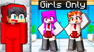 Sneaking into a GIRLS ONLY SCHOOL in Minecraft!