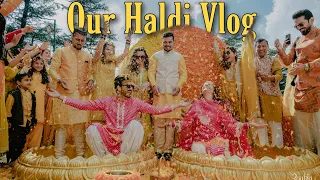 Our Haldi Vlog || Holi And Haldi Celebration || Jyotika And Rajat Wedding Vlog || Jyotika and Rajat