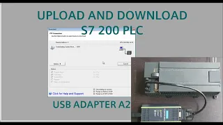 S7 200 Upload Download using USB Adapter A2 - S7 Microwin