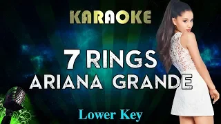 Ariana Grande - 7 rings (LOWER Key Karaoke Instrumental)