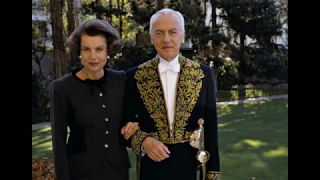 Liliane Bettencourt and her husband Andre Bettencourt