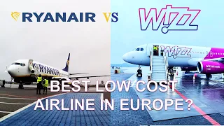 RYANAIR vs WIZZAIR- The Best Low-Cost Airline in Europe? PLUS I Got an Entire Row to Myself!