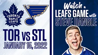 Watch Toronto Maple Leafs vs. St. Louis Blues LIVE w/ Steve Dangle